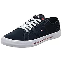 Tommy Hilfiger Mens Corporate Vulc Court Sneakers Blue 8