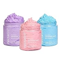 Nectar Life Whipped Soap Bundle (Fruit Smoothie, Lavender, Ocean Breeze)
