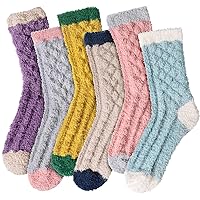 Loritta Fuzzy Socks for Women, Warm Soft Fluffy Socks Winter Cozy Cute Animal Slipper Socks Gifts