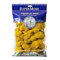 SuperMoss Reindeer Preserved Long Lasting Decorative Moss for Floral Décor Potted Plants and Indoor Planters, Sunflower