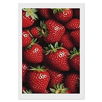 3D Strawberry DIY 5D Diamond Art Painting Kits for Adult Square Full Drill Picture Craft for Wall Home Bedroom Decoration