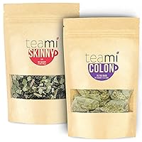 Colon Detox Tea + Skinny Tea for Women & Men - All Natural Night Cleanse Tea - Energy Boosting Skinny Tea for Immune System Support & Healthy Metabolism - Teatox 30 Day Supply