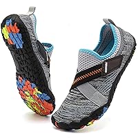 CIOR Kids Boys & Girls Water Shoes Sports Aqua Athletic Sneakers Lightweight Sport Fast Dry Shoes(Toddler/Little Kid/Big Kid)