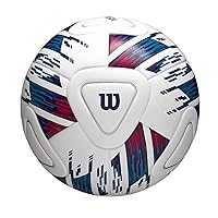 WILSON NCAA Veza Match Soccer Ball - Size 5, White/Blue/Purple