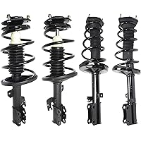 Garage-Pro Front and Rear Driver and Passenger Side Loaded Strut Set Compatible with 2002-2003 Toyota Camry, Fits 2002-2003 Lexus ES300 Twin-Tube Gas Charged