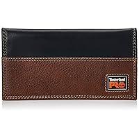 Timberland PRO Men's Leather Long Bifold Rodeo Wallet with RFID