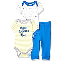 baby-boys Here Comes the Sun 3 Pc Turn Me Around Pant SetSleepers