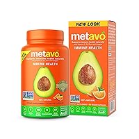Metavo Immune System Support - Improves Immune Health Naturally - Contains Vitamin C, Vitamin D, Zinc, Copper - Immune Boost - Gluten Free - Vegan - Non-GMO - 60 Capsules - 30 Servings
