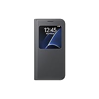 Galaxy S7 Case S-View Flip Cover - Black