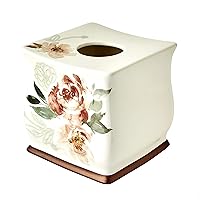 SKL Home Holland Floral Tissue Box Cover, Natural