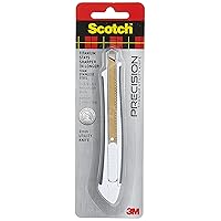 3M 159573 051141391083 Scotch Titanium Snap-Off Utility Knife, Small