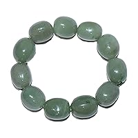 Tumble Bracelet - Green Aventurine Bracelet Natural Healing Chakra Balancing Crystal Stone