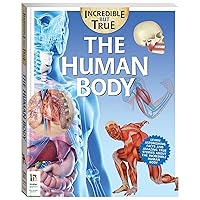 The Human Body - Kids Hardcover Book, Learn About Biology, STEM for Kids Aged 7-12, Color Illustrated Non-Fiction Books, Learning & Education