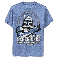 STAR WARS Clone Wars Outranks Everything Boy's Performance Tee