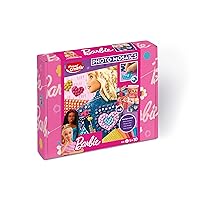 Maped Creativ Photo'Mosaics Barbie Intuitive Mosaic Activity with Barbie Illustration – Coloured Mosaic Sheets and Adhesive – Ages 5 and Above