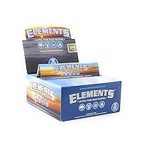 Elements King Size Slim Ultra Thin Rice Rolling Paper Full Box of 50 Packs