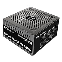 Thermaltake Toughpower PF3 ATX 3.0 850W 80+ Platinum Full Modular SLI/Crossfire Ready Power Supply; PCIe 5.0 12VHPWR Connector Included; 10 Year Warranty; PS-TPD-0850FNFAPU-L