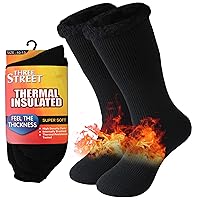 Warm Thermal Socks, Unisex Winter Fur Lined Boot Thick Insulated Heated Socks For Cold Weather