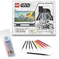 Lego Star Wars Naboo Starfighter Creativity Set with Ink Refills Bundle