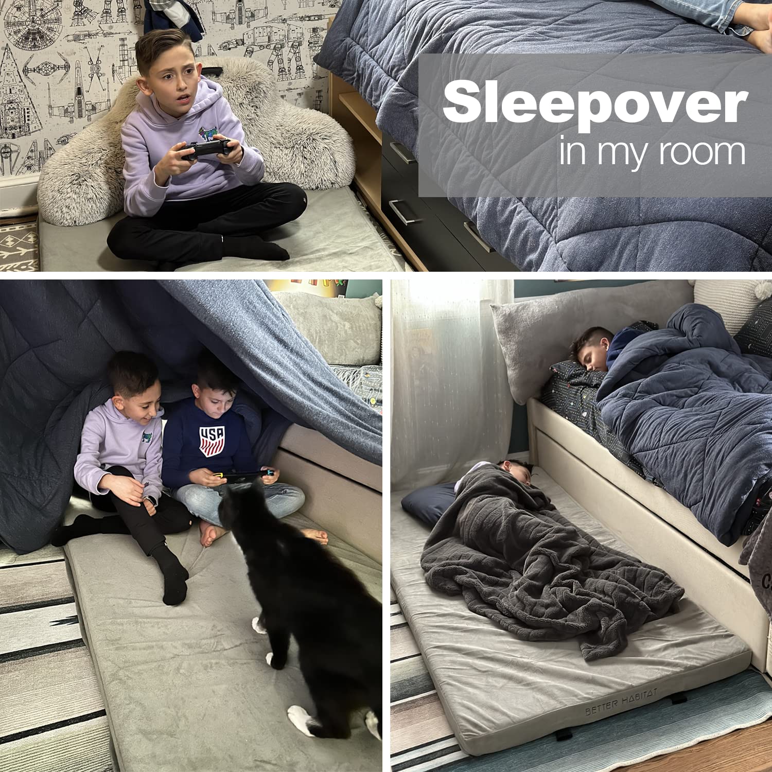 BETTER HABITAT SleepReady Portable Floor Mattress & Guest Bed | 3