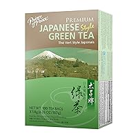 Premium Japanese Style Green Tea, 100 Tea Bags, 1 Pack – Prince of Peace Tea – Delicate Green Tea – Young, Tender Tea Leaves – Tea Bags from Prince of Peace