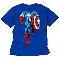 Marvel Boys' Captain America Headless T-Shirt