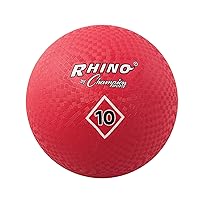 10 Inch Playground Ball, Red