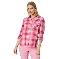 Tommy Hilfiger Women's Patio Plaid Roll Tab