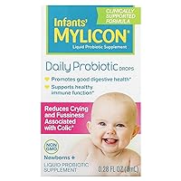 Infants' Mylicon Daily Probiotic Drops, for Colic and Fussiness, 8mL, 21 Daily Doses