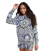 Verabradley Womens French Terry Drop Shoulder Sweatshirt