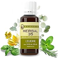 Herbal 35 Essential Oil, Soothing and Calming Eucalyptus Essential Oil, Powerful Blend of up 35 Essential Oils for Aromatherapy & Wellness Support - 1fl oz