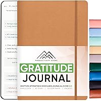 PRODUCTIVITY STORE Gratitude Journal & Self Care Journal - Guided Mental Health Journal & Self Love Journal For Women & Men - A5 5.8