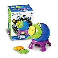 Learning Resources Shining Stars Projector, Solar System Space Toy Set, 5Piece Set, Ages 3+, Multicolor, Model:LER2830