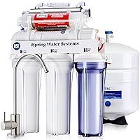 iSpring RCC7AK-UV, NSF Certified, 75GPD 7-Stage Under Sink Reverse Osmosis RO Drinking Water Filtration System with Alkaline Remineralization Filter and UV Ultraviolet Filter