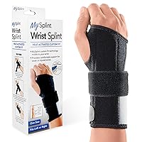 Custom Fit Wrist Splint, Moldable Thermoplastic Wrist Brace for Strains, Sprains, Carpal Tunnel and More, One Size