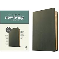 NLT Large Print Thinline Reference Bible, Filament-Enabled Edition (Genuine Leather, Olive Green, Red Letter) NLT Large Print Thinline Reference Bible, Filament-Enabled Edition (Genuine Leather, Olive Green, Red Letter) Leather Bound