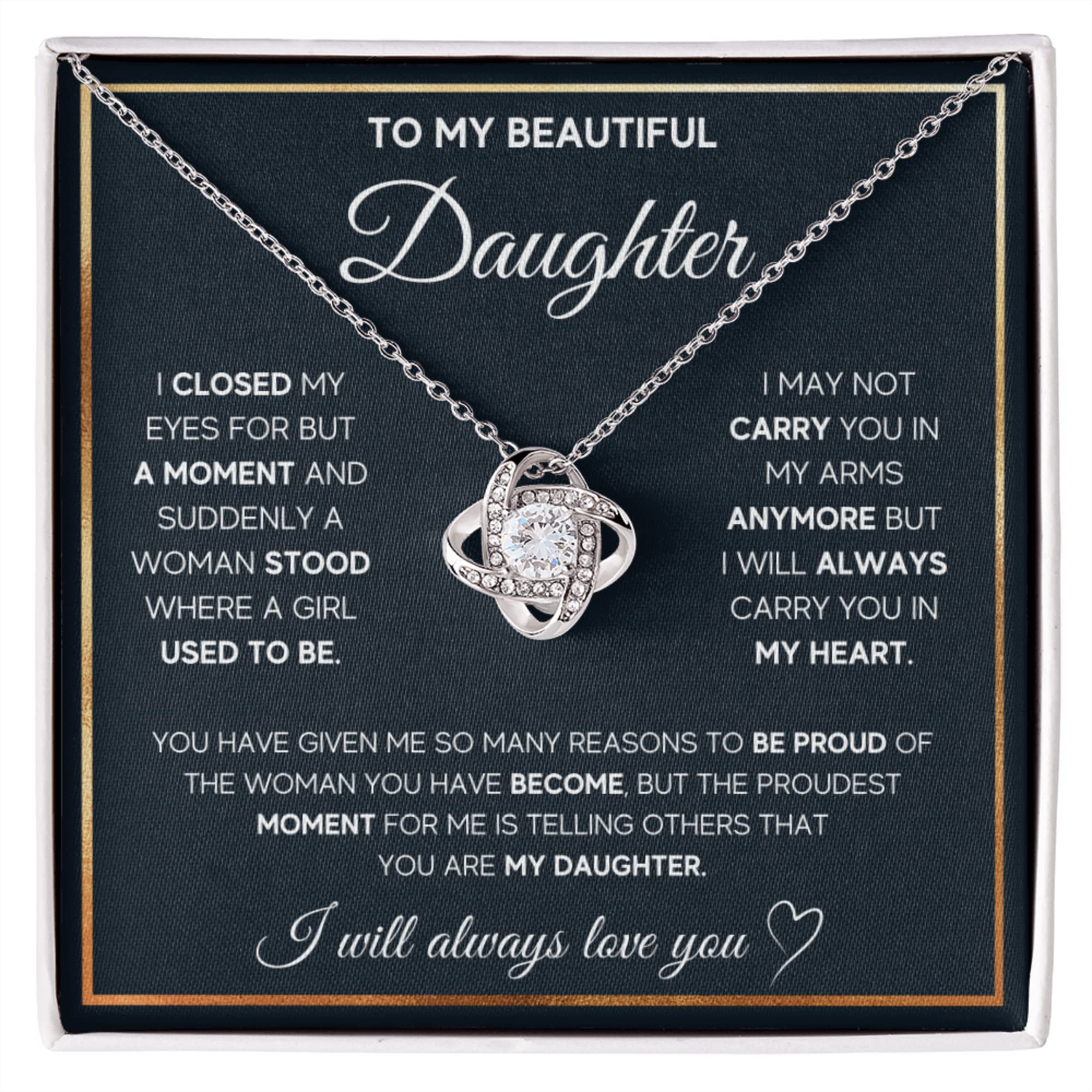 FG Family Gift Mall Birthday Gifts For Daughter Necklace, Father Daughter Gifts From Mom, Gifts For Daughter From Dad, Daughter Necklaces From Mom, Daughter Jewelry From Dad, To My Badass Daughter Crown Necklace
