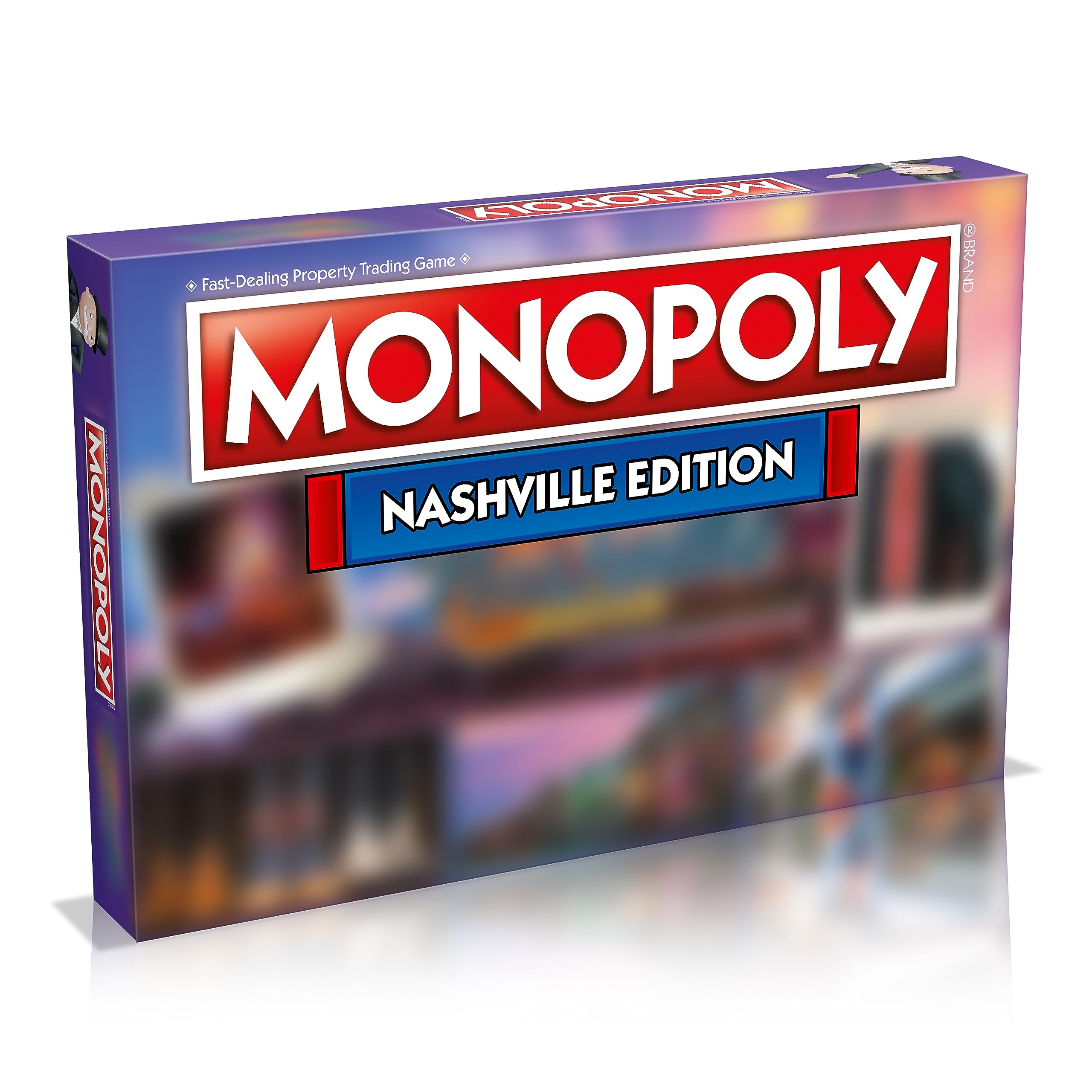 Nashville Monopoly Family Board Game, for 2 to 6 Players, Adults and Kids Ages 8 and up, Buy, Sell and Trade Your Way to Success