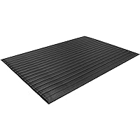 Guardian Air Step Anti-Fatigue Floor Mat, Vinyl, 2'x3', Black, Reduces fatigue and discomfort, Can be easily cut to fit any space