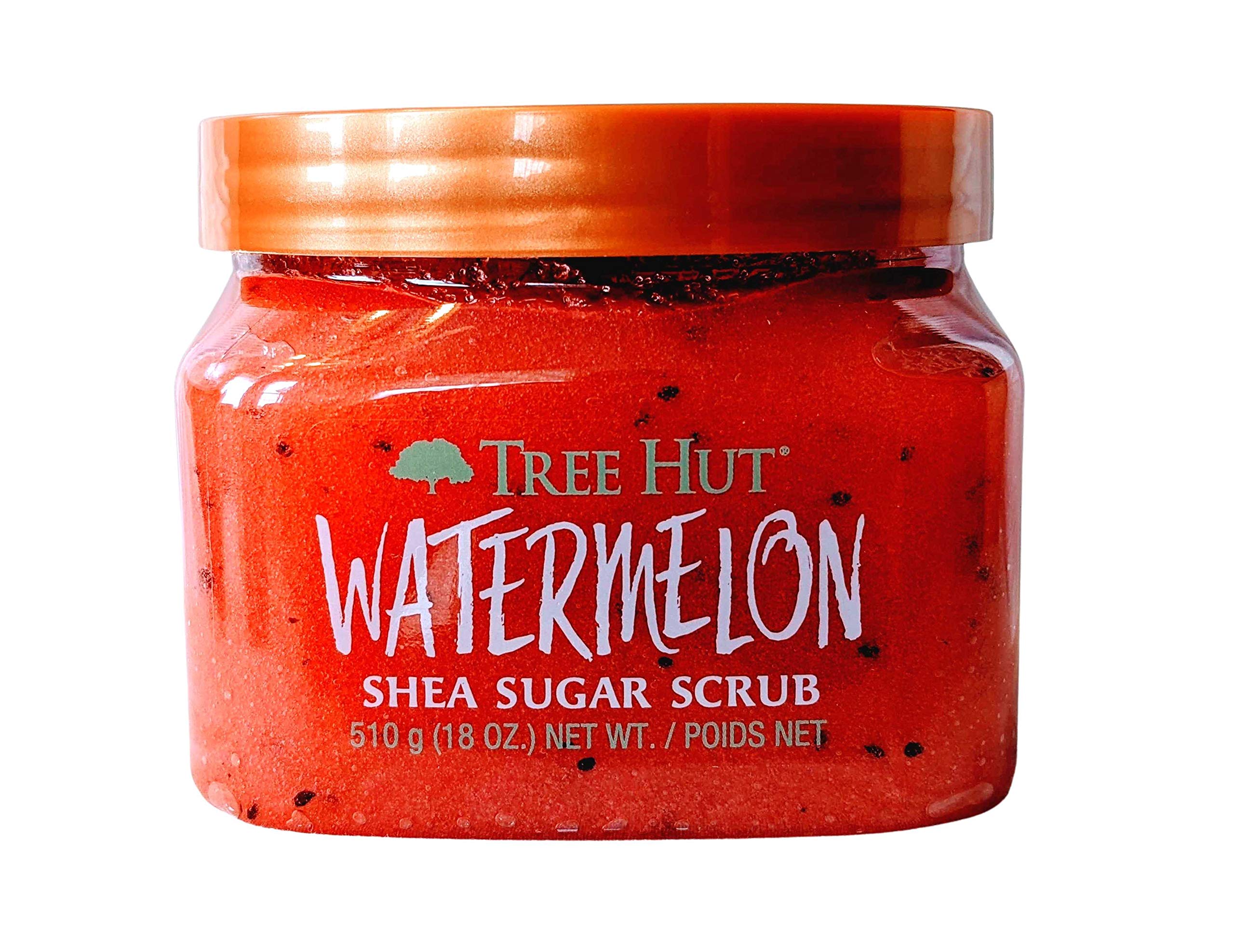 Tree Hut Radiant Skin Watermelon Shea Sugar Scrub Bundled With Watermelon Whipped Shea Body Butter