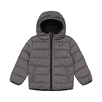 Under Armour Baby Boys' Pronto Puffer Jacket, Mid-Weight Quilted Zip-up Coat, Wind & Water Repellent