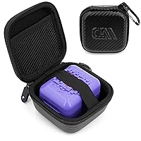 CASEMATIX Hard Shell Travel Case Compatible with Bitzee Interactive Digital Pet, Protective Case with Metal Carabiner - Travel Case Only, Device Not Included, Black