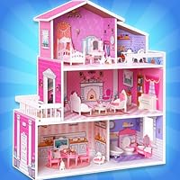 Princess Doll House Cleaning Fun – Pretend Play Family Game For Kids