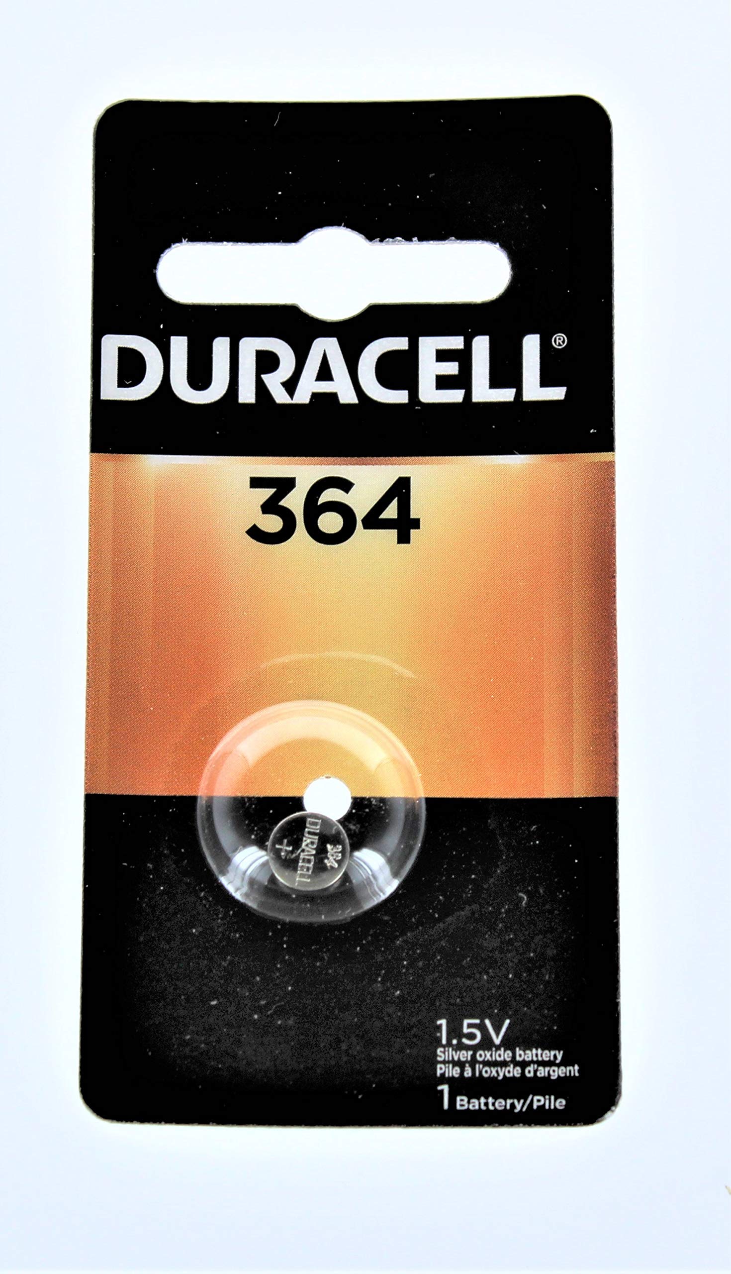 Duracell Watch And Electronic Battery 1.5 V Silver Oxide Model No. 364 Carded