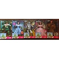 Barbie Wizard of Oz Doll Set -Dorothy, Glinda, Tin Man, Scarecrow, Cowardly Lion