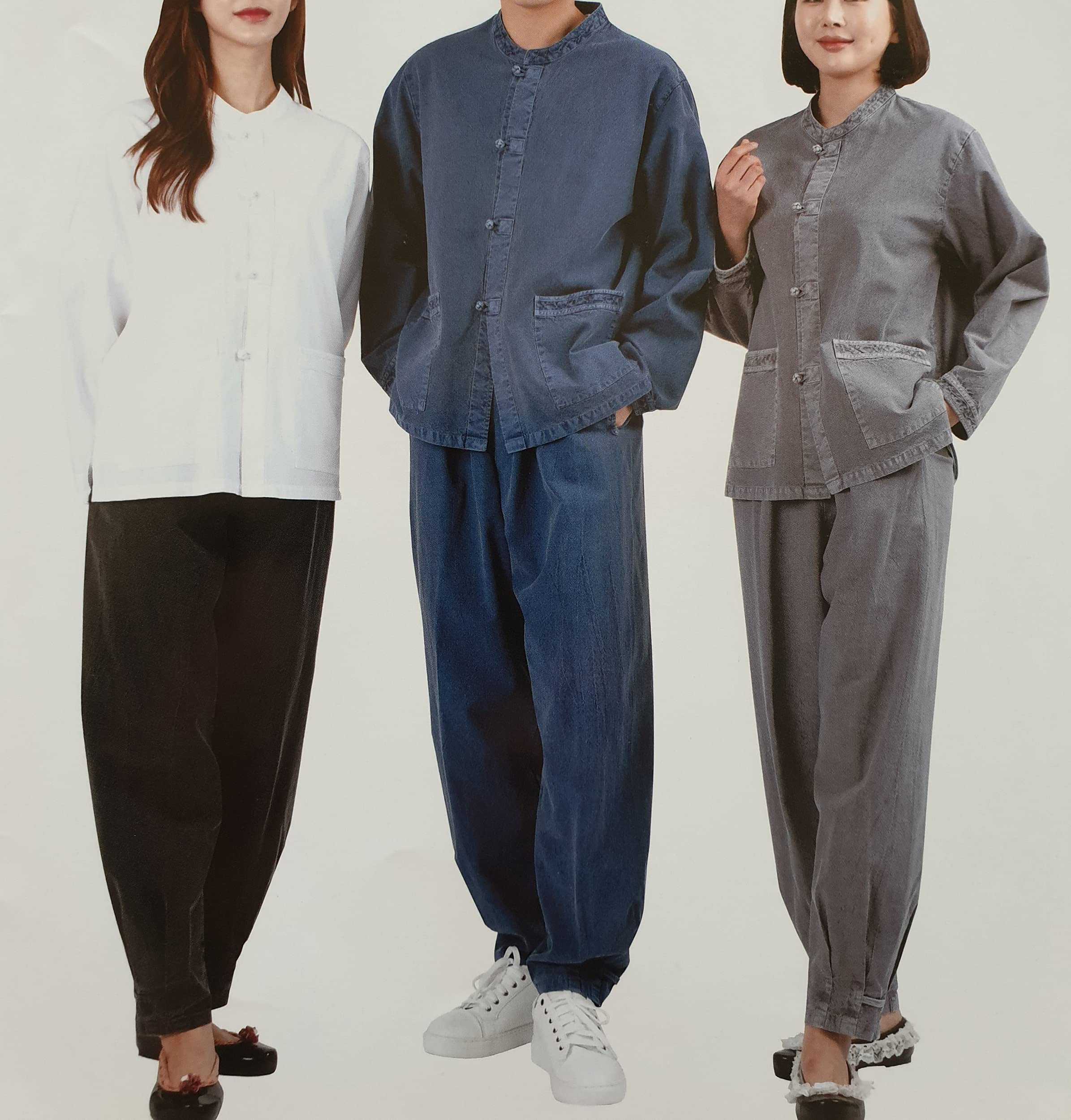 Altair Men Women 100% Cotton Shirt Pants Set Buddhist Zen Meditating Temple Clothing