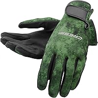 Cressi Camouflage Patterned Spearfishing Gloves Made of Elastic Neoprene- get The Hunter Equipment