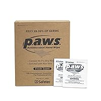 PAWS Antimicrobial Towelette 6 Boxes (100 Each)