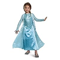 Elsa Sparkle Deluxe Frozen Disney Costume, Medium/7-8