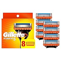 Gillette Fusion5 Razor Refills for Men, 8 Razor Blade Refills